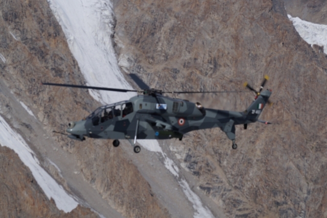 Two HAL Light Combat Helicopters Deployed by IAF in Ladakh
