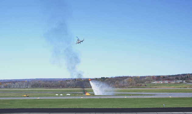 K-Max UAS, Optionally Piloted Choppers Jointly Demonstrate Firefighting, Search-and-Rescue Operations