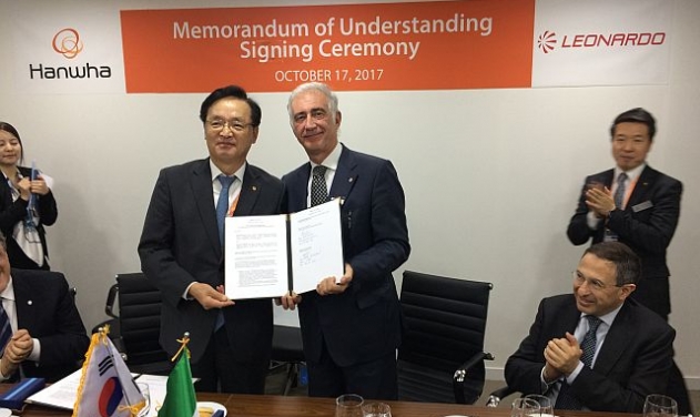 Leonardo, Hanwha Systems join Hands to Develop Targeting Systems, Aviation Technologies