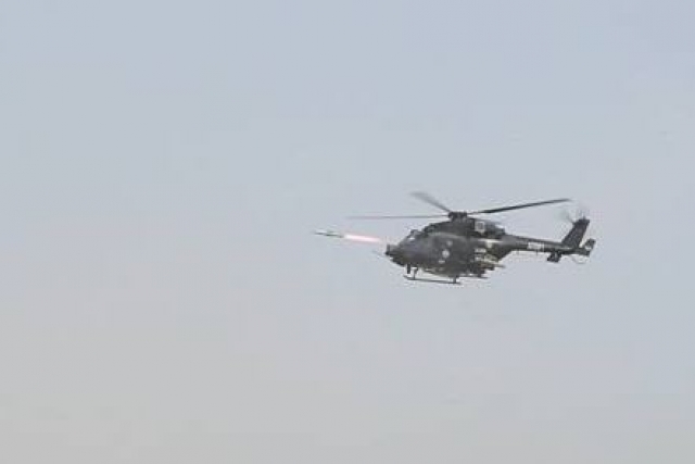 India’s Advanced Light Helicopter Fires Helina, Dhruvastra Missile Systems