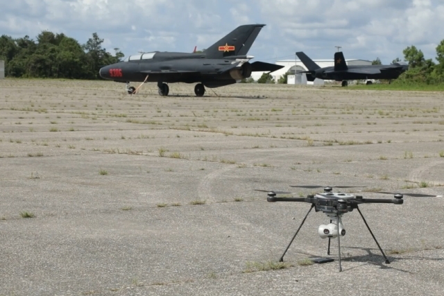 U.S. Marines Train with Chinese Fighter Jet Mock-ups