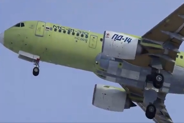 Russian MC-21 Jetliner Makes First Flight with Indigenous PD-14 Engine