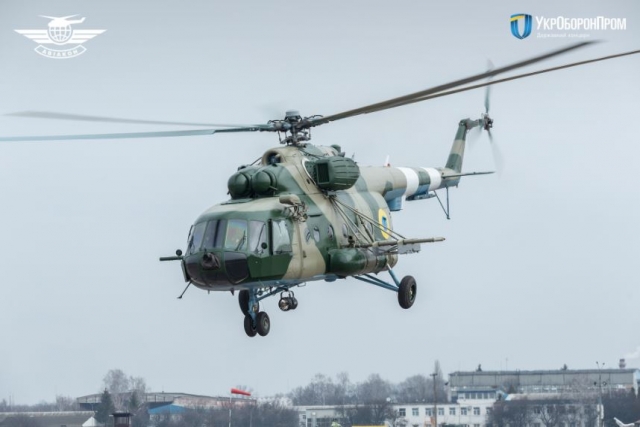 Ukrainian Company Delivers Modernized Mi-8MT Helicopter to Military