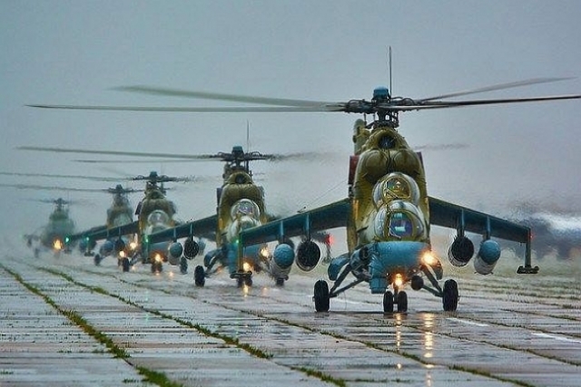 Russian Military to get 4 Mi-24P Attack Helicopters in October