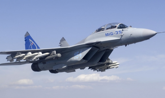 IAF Pilots Fly Mikoyan MiG-35 Fighter at Russia's MAKS 2019
