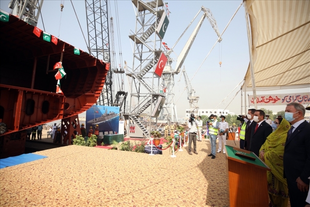 Keel Laid for Third MILGEM Warship, First to be Built in Pakistan