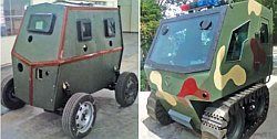 India's DRDO Develops Battery Powered Mini Armored Vehicles 