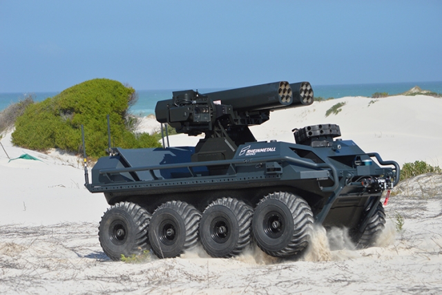 Rheinmetall, Partners Launch Australian Program to Build Robotic Military Vehicle