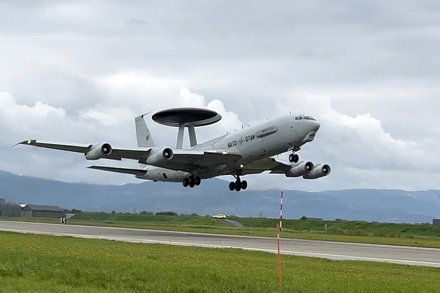 Two NATO AWACS Aircraft in Lithuania for Monitoring Russian Military Activity