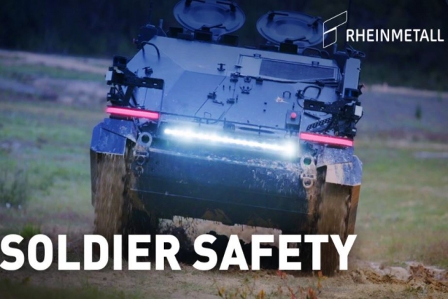 Rheinmetall Unveils New Robotic Ground Vehicle