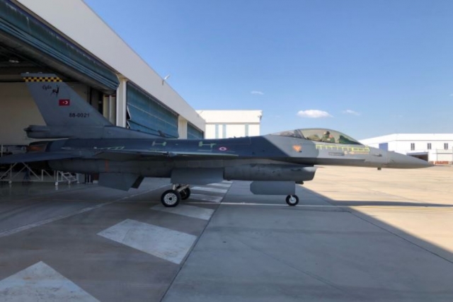 Turkish Military Receives 6th Locally-Modernized F-16 Jet