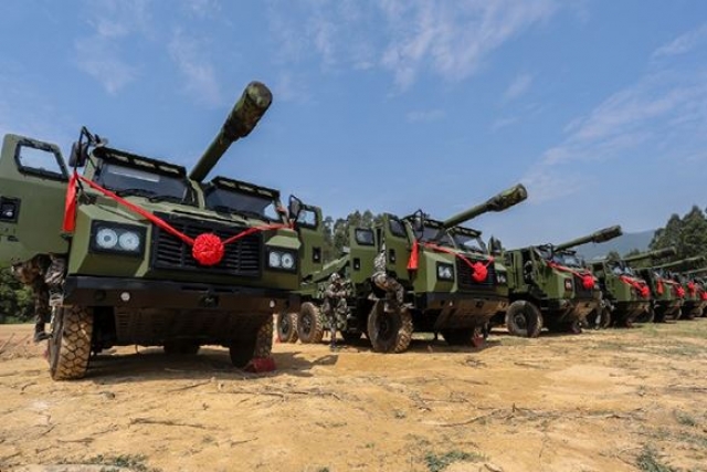 Chinese Army Inducts New Armored Vehicles, Howitzers & Rocket Launchers