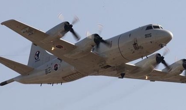 Korean Navy's P-3CK Maritime Aircraft Accidentally Drops Missiles Into East Sea
