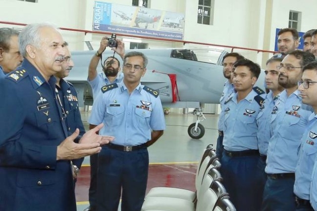 Pakistan rolls-out first locally overhauled JF-17 Fighter Jet