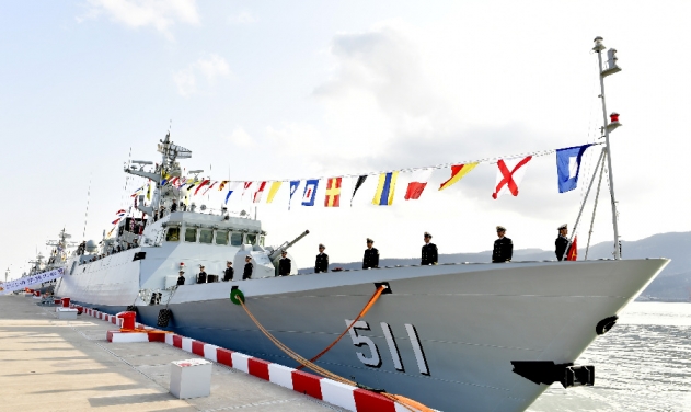 Chinese PLA Navy Welcomes Two New Guided-missile Frigates