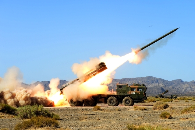 Chinese PLA Deploys PHL-03 Long-range Multiple Rocket Artillery in Tibet