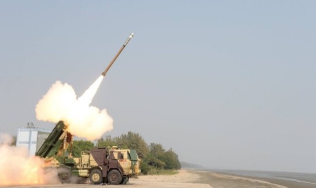 India Test-Fires Guided Pinaka Rocket