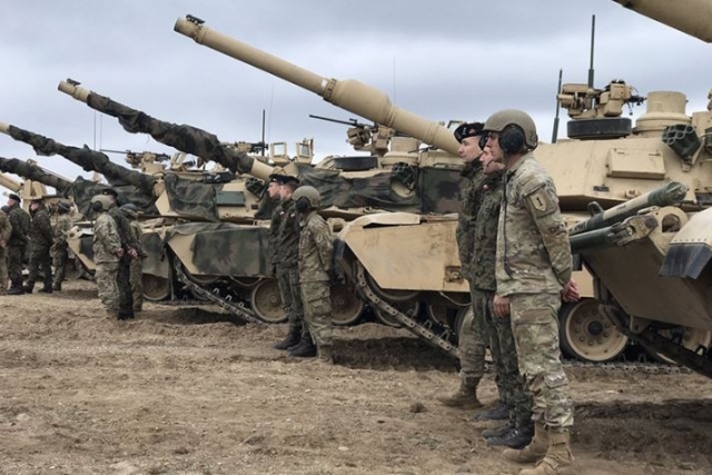 Polish Troops Begin Training on Abrams Tanks Operation