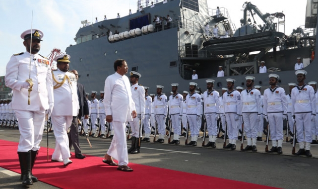 Sri Lankan Navy Commissions India-built Offshore Patrol Vessel