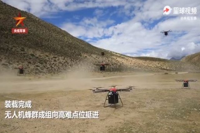 Chinese Army Test Drone Delivery of Ammunition, Blood Supply