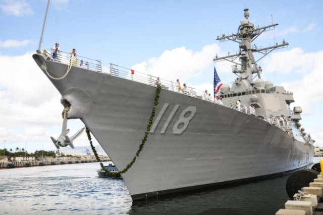 U.S. Navy to Induct Guided-Missile Destroyer Daniel Inouye