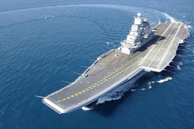 Second Fire in 2 Years Onboard India’s INS Vikramaditya Aircraft Carrier