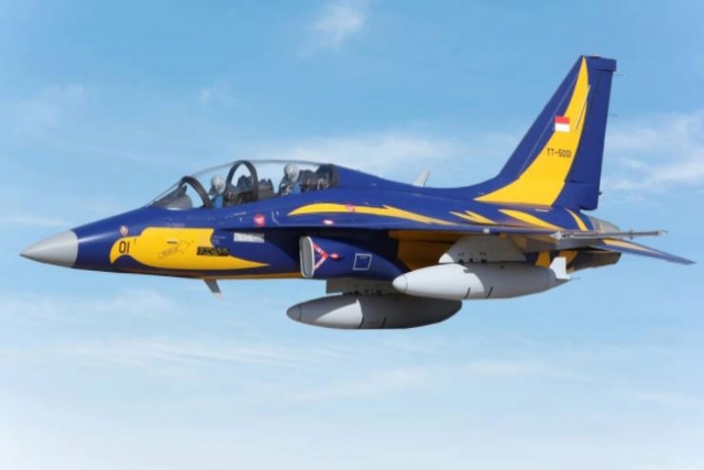 Indonesian T-50i Golden Eagle Jet's Component Falls During Flight