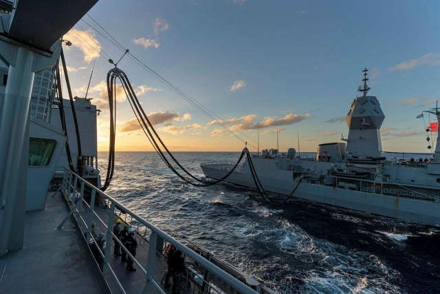 Australia’s HMAS Supply Completes First Replenishment at Sea