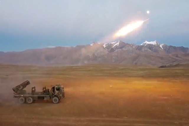 China Tests Rocket-propelled Landmine Launchers in Tibet