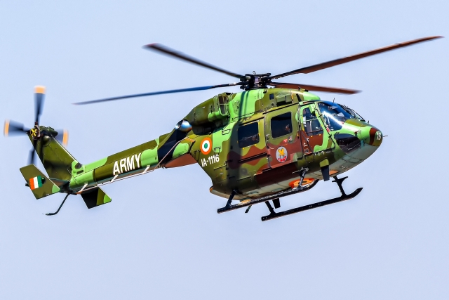 Indian Army’s ALH Dhruv Makes Emergency Landing 