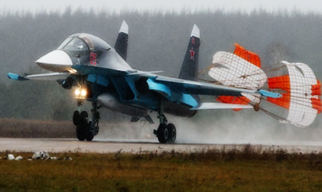 Two Russian Su-34 Jets Collide Twice, Land Safely