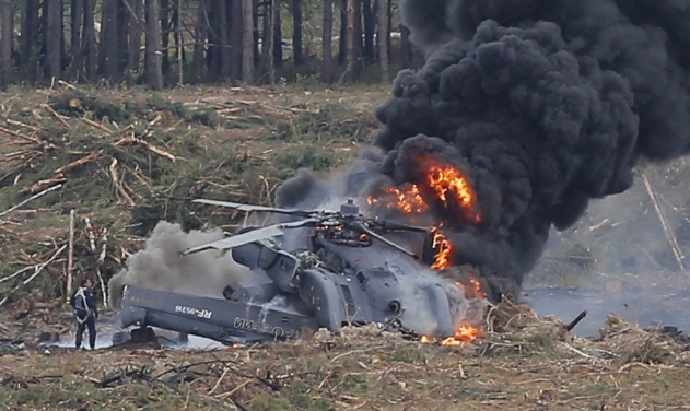 Russian Mi-28N Attack Chopper Crashes in Syria, Pilots Dead