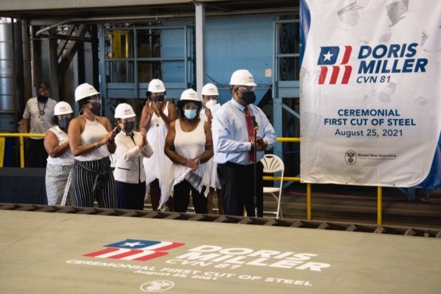 Huntington Ingalls Starts Constructing U.S. Navy’s Doris Miller (CVN 81) Aircraft Carrier