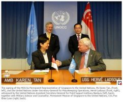 Singapore, UN To Develop Situation Awareness Analysis Tool for Peacekeeping Ops
