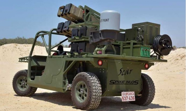 Rafael Demos Lightweight Non-line-of-Sight Missile