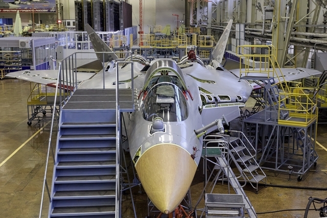 Second Serially-Produced Russian Su-57 Fighter Jet Marks First Flight