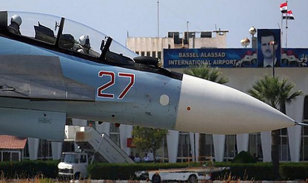 United States' F-22, Russian Su-35 Warplanes in Close Encounter Over Syria