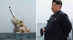 North Korea Releases Video Showing Submarine Launched Ballistic Missile Test