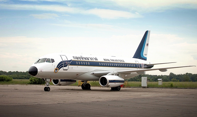 Thai Air Force Receives Two Sukhoi Business Jet Aircraft