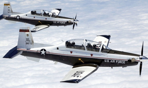 USAF T-6 Trainer Crashes, Pilots Eject Safely