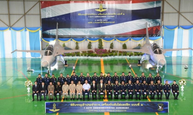 Thailand’s Air Force Commissions First Four T-50TH Supersonic Advanced Trainers