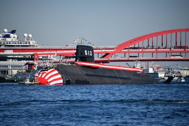 Kawasaki Launches “Toryu” Submarine for Japanese Navy