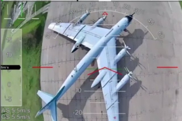 Ukrainian Drones Destroy At Least Eight Russian Strategic Bombers in Several Air Bases 