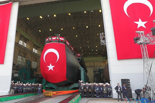 Turkey Launches Submarine with Air-independent Propulsion