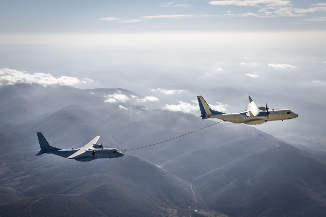 Airbus C295 Tankers Perform 'Wet' Contacts