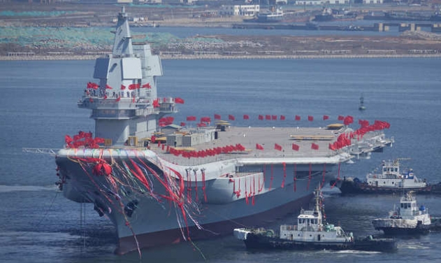 China's First Domestically-built Aircraft Carrier Ready For Second Sea Trials