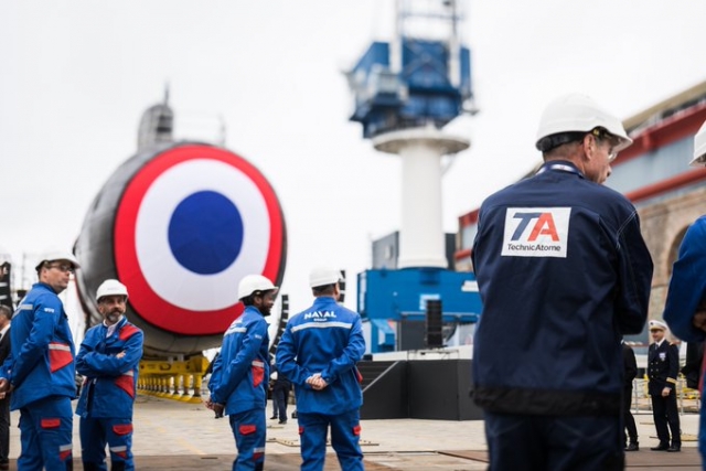 French Nuclear Submarine's Reactor Switched on for First Time