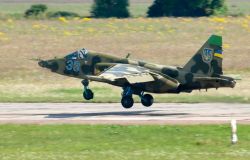 Ukrainian Su-25 Attack Aircraft Crashes During Training