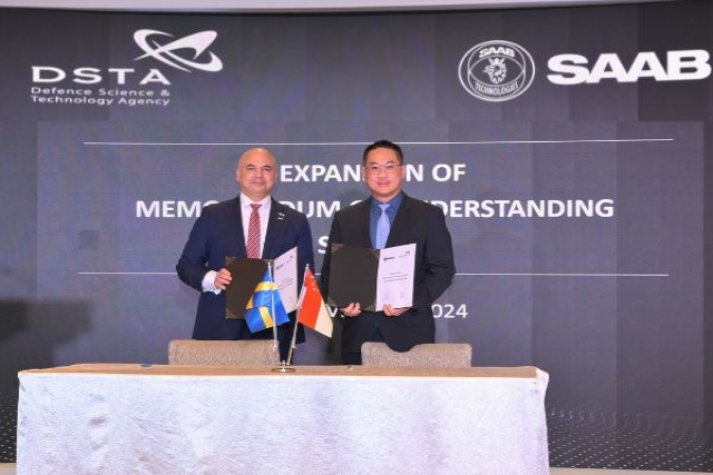 Singapore, Saab Expand Cooperation on Underwater Technology Development