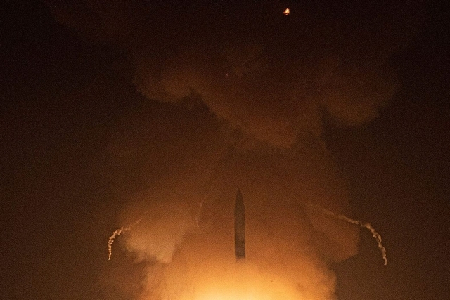 US Air Force Test Fires Intercontinental Ballistic Missile